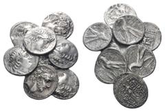 8 X AR Tetradrachms. Mostly Good Fine. Lot sold as seen - no returns.