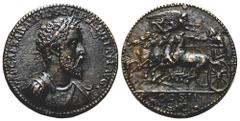Didius Julianus Æ Paduan. Bronze cast medal. Undated and unsigned - after Giovanni Cavino, 16th century. IMP CAESAR M DID SEVERVS IVLIAN AVG PP, Laureate and cuirassed bust of Didius Julianus right / 
