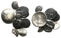 Mixed silver lot from the Celts, including Iceni, Epillus, Senones, Tascovianus, Coritani, Kentish potin and Danubian celts. 8 coins