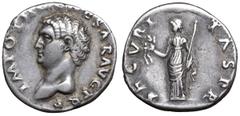 Otho AR Denarius. Rome, 15 January-8 March AD 69. IMP OTHO CAESAR AVG TR P, bare head left / SECVRITAS P R, Securitas standing left holding wreath and sceptre. BMC 20; C. 19; RIC 12 (R3). 3.37g, 18mm,
