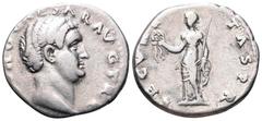 Otho AR Denarius. Rome, AD 69. IMP M OTHO CAESAR AVG TR P, bare head right / SECVRITAS P R, Securitas draped, standing left, holding wreath and sceptre. RIC 8. 3.28g, 18mm, 7h. Very Fine. Toned.