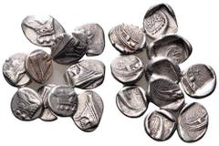 Lot of 10 Rare Tetrobols of Lycia. Lot sold as is - no returns.