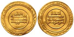 Fatimid. Al-Mansur billah (AH334-341/AD 946-953), AV Dinar. AH 337, month rabi´ al-awwal, al-Mahdiya mint. Nicol´s type A2, 231. 4.18g, 21mm, 10h. Extremely Fine. Very rare month/year combination.