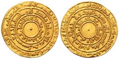 Fatimid, al-Mu´izz Ma´add (AH341-365/AD 953-975), AV Dinar. AH 343, al-Mansuriya mint. Nicol´s type A,391. 4.16g, 22mm, 4h. Extremely Fine. Rare in this condition.