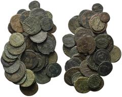 Large Lots Lot of 32 Late Roman Imperial Æ Coins. Including Valentinian I, Gratian, Valentinian II, Valens, Jovian, Magnus Maximus, Flavius Victor. Lot sold as seen - no returns.