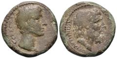 Roman Provincial Augustus Ӕ18 of Hypaepa, Lydia. 27 BC-AD 14. CEBACTOC, bare head right / YΠAIΠHNWN [ATTAΛO], bare head of Zeus right; [monogram] before. RPC 2531; BMC 14. 4.47g, 18mm, 1h. Near Very F