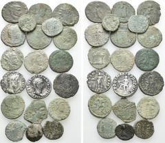 Large Lots Lot of 19 Roman AR and Æ Coins and 1 Iceni Unit. Found in West Norfolk, 2017. Submitted for consideration as Treasure, and returned to the finders. PAS IDS: NMS-36AEA6, NMS-84E67F, NMS-C88D
