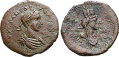 The William Stancomb Collection Pontos, Trapezous Æ34. Gordian III, year 180 = AD 243/4. AV K M ANΓOPΔIANOC CEB, laureate, draped and cuirassed bust right / TΡAΠEZOYNTIΩN, turreted and veiled bust of 