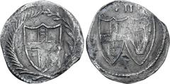 Medieval & World Great Britain, Commonwealth of England AR 1/2 Groat. AD 1659-1660. English cross in shield, wreath surrounding / Conjoined shields of England & Ireland, •II• above. SCBC 3221. 0.90g, 