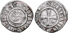 Medieval and World Crusader States, Tripoli (County of) BI Denier. temp. Raymond II - Raymond III BI Denier. Circa 1149-1164. ✠ RAMVNDVS COMS, cross pattée, pellet in third and fourth quarters / CIVIT