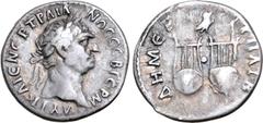 Roman Provincial Trajan AR Drachm of Koinon of Lycia, Lycia. AD 98/9. AYT KAIC NЄP TPAIANOC CЄB ΓЄPM, laureate head to right / ΔHM ЄΞ YΠAT B, two lyres; above, owl standing to right. RPC III 2676; BMC
