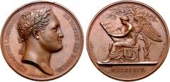 A Collection of Napoleonic Medals France, First Empire. Alexander I of Russia Æ Medal. Commemorating Alexander I of Russia's visit to Paris in 1814. Struck under Napoléon I. Dies by Andrieu; Denon, mi