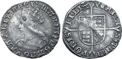 Medieval and World Great Britain, Tudor. Mary AR Groat. 1553-1554. ⚬ ᙏARIA D' ⚬ G' ANG ⚬ FRA ⚬ Z HIB' ⚬ RЄGI', crowned and draped bust to left / VЄRITAS (pomegranate) TЄMPORIS FILIA, quartered coat-of
