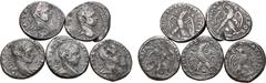 Roman Provincial Lot of 5 Roman Provincial BI Tetradrachms. Lot sold as seen - no returns.