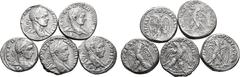 Roman Provincial Lot of 5 Roman Provincial BI Tetradrachms. Lot sold as seen - no returns.