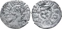 Medieval and World Romania, Moldavia (Principality). Iliaș I AR Groat. 1432-1442. ✠ ЄLI[AS VO]IVODA, facing bull's head; star above, rosette and crescent flanking / ✠ ᙏVLDAVIЄNSIS, shield with three b