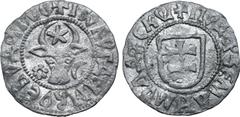 Medieval and World Romania, Moldavia (Principality). Bogdan III cel Chior AR Groat. 1504-1517. ✠ ІW БOГДþN BOЄBOДþ ГOC, facing bull's head; star above, rosette and crescent flanking / ✠ ΠОД०ρ ЗЄMΛΗ MΟ