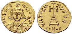 IMPORTANT COLLECTION OF BYZANTINE COINS TIBERIUS III APSIMAR, 698-705 Mint of Constantinople A naval officer of Germanic origin, Apsimar gained command of the Byzantine fleet that had been sent to Nor