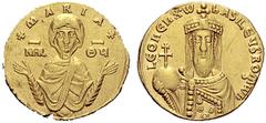 IMPORTANT COLLECTION OF BYZANTINE COINS IBRAHILEO VI THE WISE, 886-912 Mint of Constantinople Leo was more interested in scholarly work than statesmanship or warfare. He completed Basil’s great work o