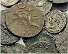 Ancient Coins ZENGIDS OF MOSUL Lots ROMAN EMPIRE. Caligula, 37-42. As. Claudius, 41-54. Dupondius. Galba, 69. Denarius. Vespasianus, 69-79. Denarius. Titus, 79-81. Denarius. Lucius Verus, 161-169. As.
