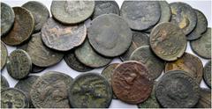 ROMAN EMPIRE Lots 59 bronzes mainly Asia Minor: Pamphylia, Pisidia, Lydia, Lycia, Phrygia, Cappadocia, etc. Very good-about very fine. (59)*