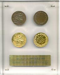 SILBERMÜNZEN UND MEDAILLEN MISCELLANEA. Medaillen. Olympiade. Bronzemedaille 1896. Auf die ersten Olympischen Spiele in Athen vom 6.-15. April, ausgegeben für die Teilnehmer der Spiele. Stempel von W.