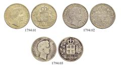 GRIECHENLAND. Otto, 1832-1862. Drachme 1832, Athen. Drachme 1833, München. Drachme 1833 A, Paris. Divo 12. KM 15. Karamitsos 102, 103, 104. Schön und gutes sehr schön / Fine and good very fine. (3) (~