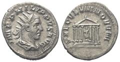 Roman Imperial Coinage Philippus I. Arabs (244 - 249 n. Chr.). Antoninian. 248 n. Chr. Rom. Vs: IMP PHILIPPVS AVG. Büste mit Strahlenkrone, Paludament und Panzer rechts. Rs: SAECVLVM NOVVM. Sechssäuli