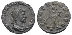 Roman Imperial Coinage Quintillus ( 270 n. Chr.). Antoninian (Silber). 270 n. Chr. Rom. Vs: IMP C M AVR CL QVINTILLVS AVG. Büste mit Strahlenkrone, Paludament und Panzer rechts. Rs: FORTVNA REDVX. For