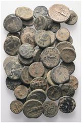 Lots - Ancient Coins Griechische Münzen - Lots. Unter anderem: Perikles (Lykien) / Selge (Pisidien) / verschiedene Herrscher (Königreich der Seleukiden). Lot (51 Stück): Bronze; ca. 4. - 2. Jhdt. n. C
