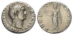 Roman Imperial Coinage Otho (69 n. Chr.). Denar (Silber). 69 n. Chr. Rom. Vs: IMP M OTHO CAESAR AVG TR P. Kopf rechts. Rs: SECVRITAS P R. Securitas mit Szepter und Kranz nach links stehend. 17 mm. 2,8