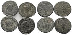 Lots - Ancient Coins Römische Münzen - Lots. Kaiserzeit. Lot (4 Stück, Bronze): Antoniniane des Probus (276 - 282 n. Chr.), Carus (282 - 283 n. Chr.), Numerianus (283 - 284 n. Chr.) und Carinus (283 -