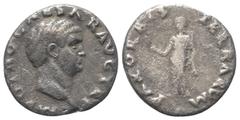Roman Imperial Coinage Otho (69 n. Chr.). Denar (Silber). 69 n. Chr. Rom. Vs: IMP M OTHO CAESAR AVG TR P. Kopf rechts. Rs: PAX ORBIS - TERRARVM. Pax steht frontal, Kopf nach links, Zweig in der Rechte