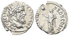 Roman Imperial Coinage Pertinax (193 n. Chr.). Denar (Silber). 193 n. Chr. Rom. Vs: IMP CAES P HELV PERTIN AVG. Belorbeerter Kopf rechts. Rs: PROVID - DEOR COS II. Providentia steht frontal, den Kopf 