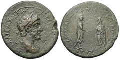 Roman Provincial Pontos. Amaseia. Marcus Aurelius (161 - 180 n. Chr.). Bronze. 161 / 162 n. Chr. (Jahr 164). Vs: Büste des Marcus Aurelius mit Lorbeerkranz, Paludament und Panzer rechts. Rs: Marcus Au