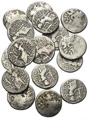 Lots - Ancient Coins Provinzialrömische Münzen - Lots. Seleukis und Pierien. Antiochia am Orontes. Posthume Prägung im Namen Philippos I. Philadelphos Lot (16 Stück, Silber): Tetradrachme; 1. Jhdt. v.