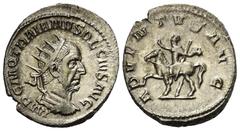 Roman Imperial Coinage Traianus Decius (249 - 251 n. Chr.). Antoninian (Silber). 249 - 250 n. Chr. Rom. Vs: IMP C M Q TRAIANVS DECIVS AVG. Büste mit Strahlenkrone, Paludament und Panzer rechts. Rs: AD