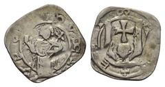Medieval - Austria Salzburg - Erzbistum. Eberhard II. (1200 - 1246) mit Herzog Leopold VI. Pfennig (Friesacher Schlag). Rann. Vs: Bischof mit Kreuzstab frontal stehend. Rs: Engelskopf mit langen Flüge