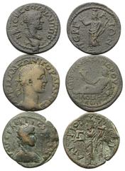 Lots - Ancient Coins Provinzialrömische Münzen - Lots. Philomelion (Phrygien) / Perge (Pamphylien) / Antiochia (Pisidien). Gordianus III. (238 - 244 n. Chr.) / Philippus I. Arabs (244 - 249 n. Chr.) /