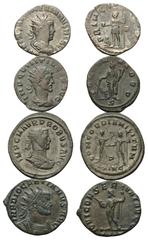Lots - Ancient Coins Römische Münzen - Lots. Saloninus (Caesar 258 - 260 n. Chr.) / Quintillus (270 n. Chr.) / Probus (276 - 282 n. Chr.) / Diocletianus (284 - 305 n. Chr.) Lot (4 Stück): 4 Antoninian
