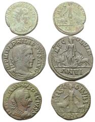 Lots - Ancient Coins Provinzialrömische Münzen - Lots. Viminacium (Moesia Superior). Gordianus III. (238 - 244 n. Chr.) / Philippus I. Arabs (244 - 249 n. Chr.) / Traianus Decius (249 - 251 n. Chr.). 