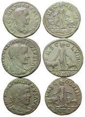 Lots - Ancient Coins Provinzialrömische Münzen - Lots. Viminacium (Moesia Superior). Gordianus III. (238 - 244 n. Chr.) / Philippus I. Arabs (244 - 249 n. Chr.) / Trebonianus Gallus (251 - 253 n. Chr.