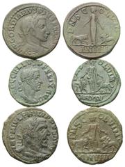 Lots - Ancient Coins Provinzialrömische Münzen - Lots. Viminacium (Moesia Superior). Gordianus III. (238 - 244 n. Chr.) / Philippus I. Arabs (244 - 249 n. Chr.) / Trebonianus Gallus (251 - 253 n. Chr.