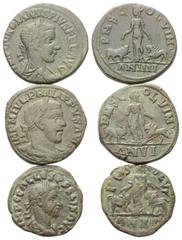 Lots - Ancient Coins Provinzialrömische Münzen - Lots. Viminacium (Moesia Superior). Gordianus III. (238 - 244 n. Chr.) / Philippus I. Arabs (244 - 249 n. Chr.) / Trebonianus Gallus (251 - 253 n. Chr.