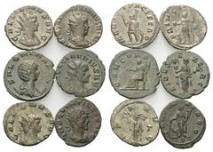 Roman Coins - Lots Römische Münzen - Lots. Gallienus (253 - 268 n. Chr.) / Salonina (Gemahlin des Gallienus ) / Saloninus (Caesar 258 - 260) / Claudius II. Gothicus (268 - 270 n. Chr.) / Quintillus (2
