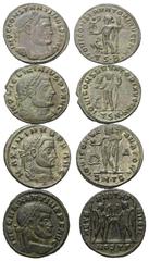 Roman Coins - Lots Römische Münzen - Lots. Constantinus I. der Große (307 - 337 n. Chr.) / Licinius I. (308 - 324 n. Chr.) / Maximinus II. Daia (310 - 313 n. Chr.) / Maxentius (306 - 312 n. Chr.). Lot