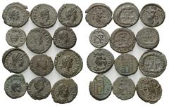 Roman Coins - Lots Römische Münzen - Lots. Theodosius I. (379 - 395 n. Chr.) / Aelia Flaccilla (Gemahlin des Theodosius I.) / Valentinianus II. (375 - 392 n. Chr.) / Arcadius (395 - 408 n. Chr.) / Mar