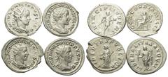 Roman Coins - Lots Römische Münzen - Lots. Gordianus III. (238 - 244 n. Chr.) / Philippus I. Arabs (244 - 249 n. Chr.) / Philippus II. (247 - 249 n. Chr.) / Trebonianus Gallus (251 - 253 n. Chr.). Lot