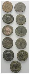 Roman Coins - Lots Römische Münzen - Lots. Römische Münzen - Lots. Römische Kaiserzeit. Lot (11 Stück): Antoniniane (Billon mit Silbersud). Gallienus, Salonina, Severina, Probus (2x), Maximianus, Dioc