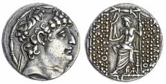 Ancients - Greek Silver The 'White Rose' Collection | Seleukid Kingdom of Syria, Philip Philadelphos (93-83 BC), AR Tetradrachm, 15.64g, Antioch, diademed head right, rev. Zeus enthroned left, holding